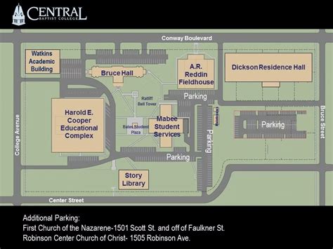 Central Baptist College Campus Map