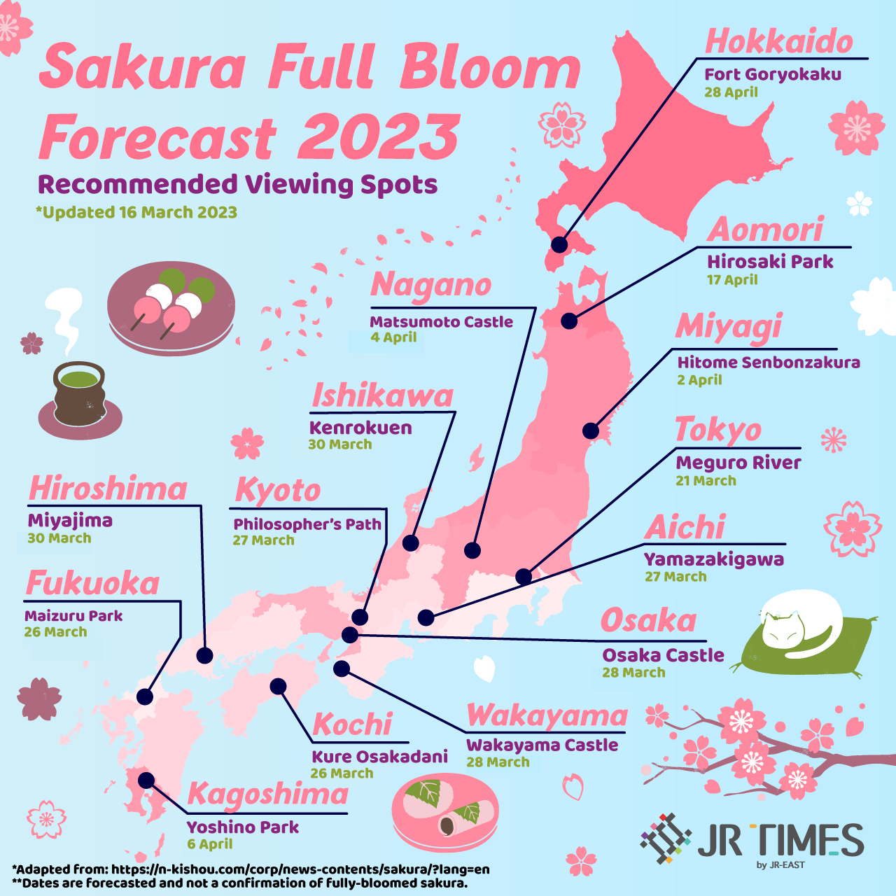 Cherry Blossoms In Tokyo Forecast To Be In Full Bloom On March 29 The