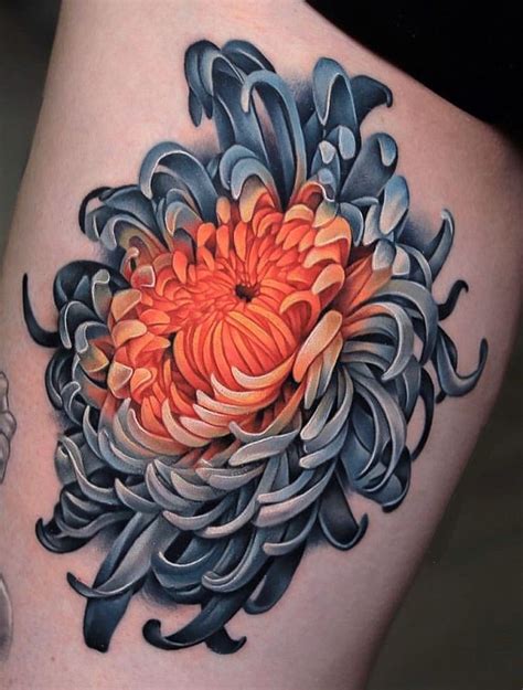 Chrysanthemum Flower Tattoos Best Flower Site