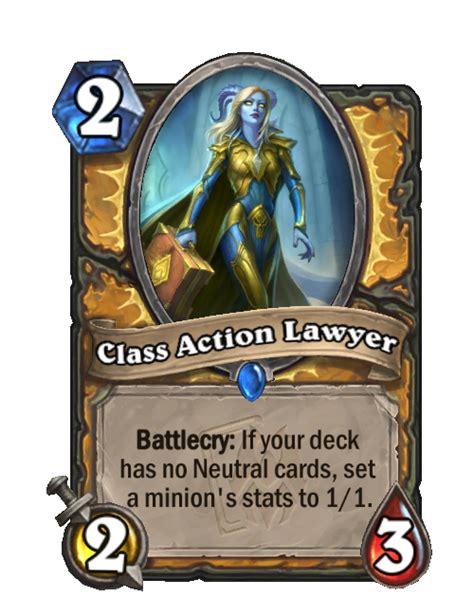 Class Action Lawyer Hearthstone Wiki