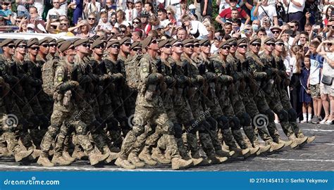 Column Of The Military Forces Of Ukraine Editorial Stock Photo Image