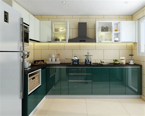 Compact Kitchen Design With Ample Storage Livspace