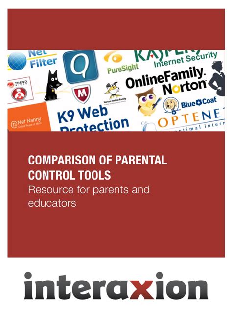 Comparison Of Parental Control Tools Resource For Parents And Educators