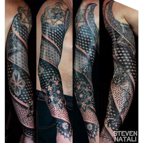 Custom Designed Sacred Geometry Sleeve By Steven Natali At Sacred Soul