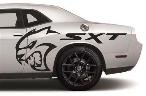 Custom Vinyl Decal Hellcat Sxt Wrap Kit For Dodge Challenger 2015 2016