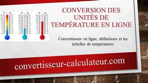 D Couvrir 80 Imagen Conversion Temp Rature Formule Fr Thptnganamst