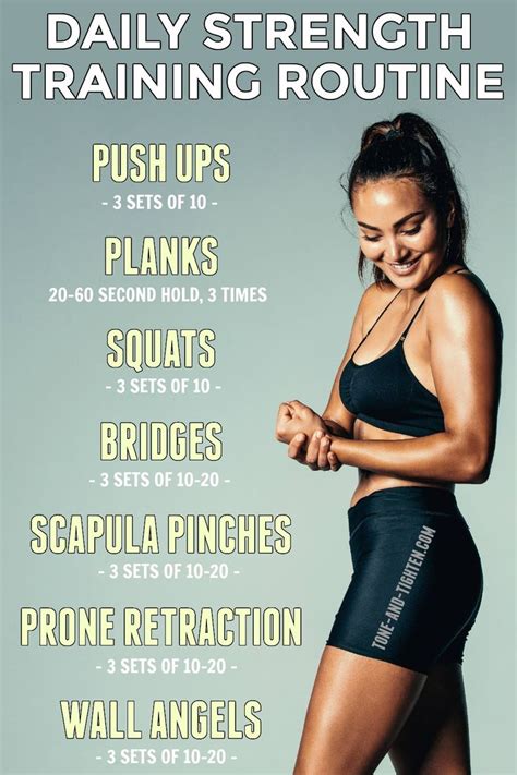 Daily Workout Daily Strength Training Routine