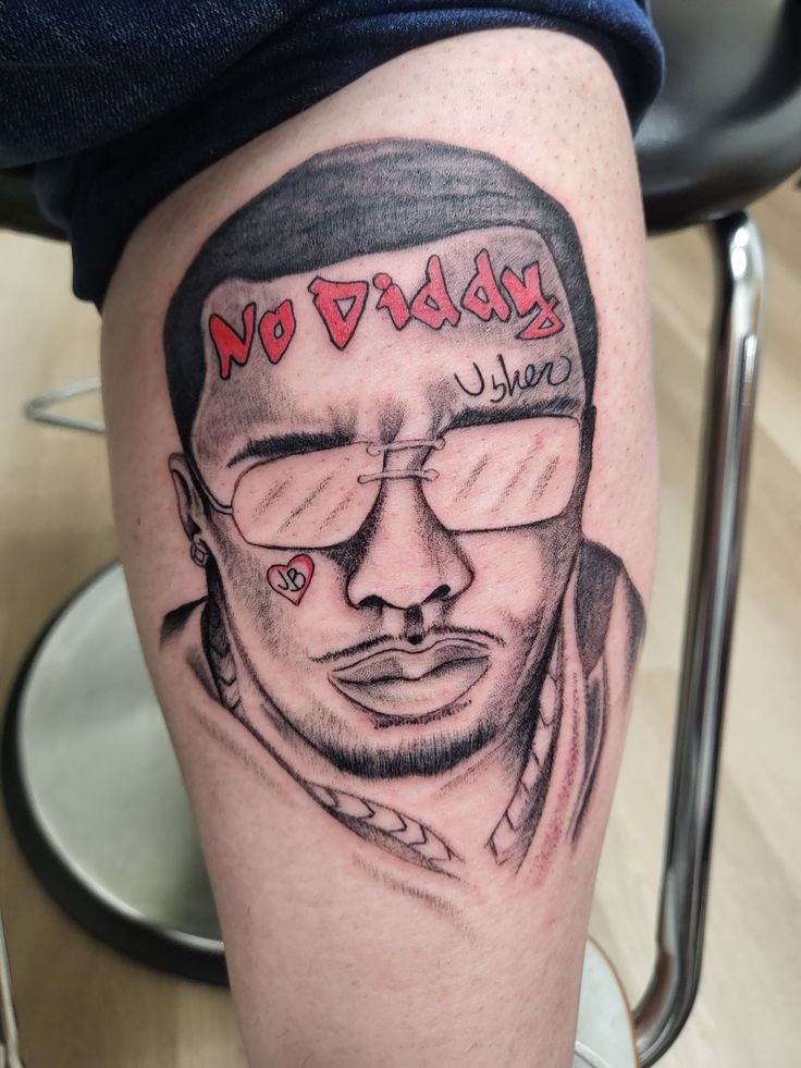 Diddy Back Tattoo