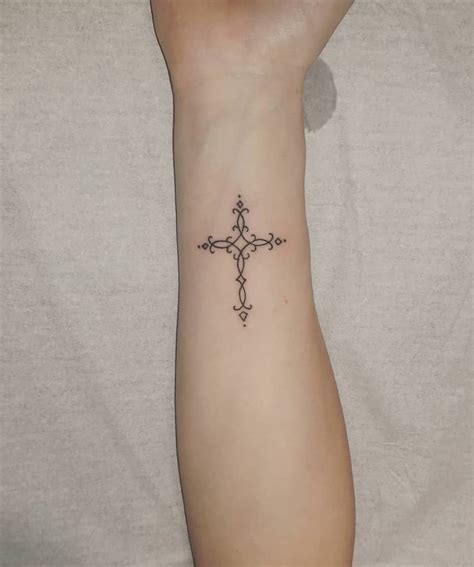 Divine Symbolism Top 60 Best Cross Tattoo Ideas For Women Embracing