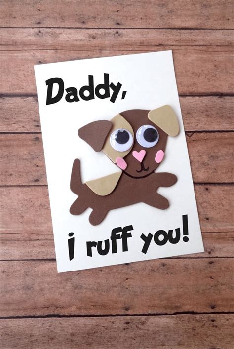 Diy Dog Themed Fathers Day Card For Dads The Inspiration Edit