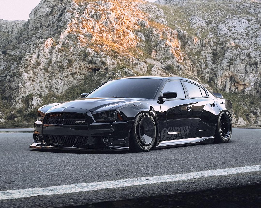 Dodge Charger Black Bomb Flexes Widebody Muscle Autoevolution