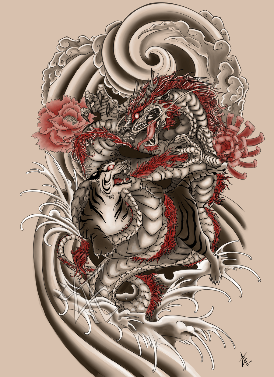 Download Japanese Dragon Tattoo Wallpaper Top By Natashab Tattoos