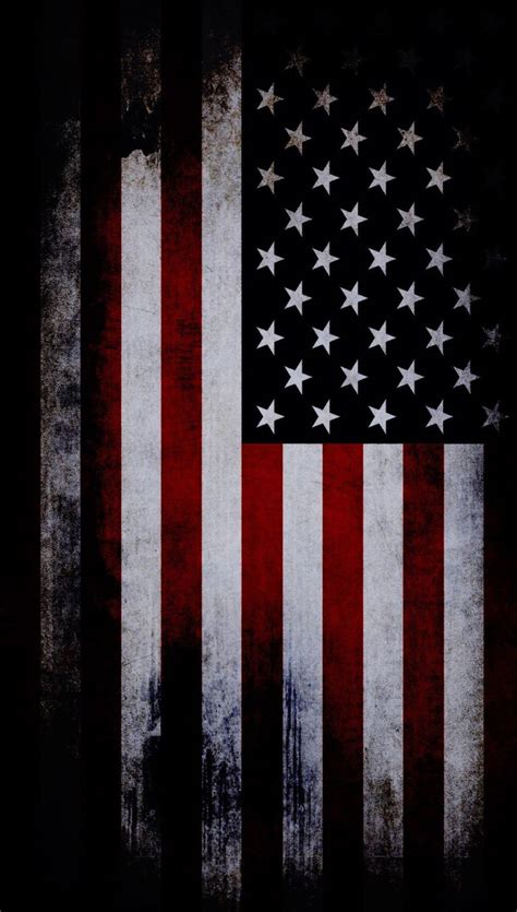 Download Vertical Dark American Flag Wallpaper Wallpapers Com