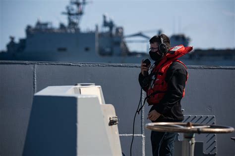 Dvids Images Uss New Orleans Replenishment At Sea With Usns Alan