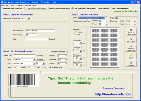 Easiersoft Free Bulk Barcode Generator Software Use Excel Data Make