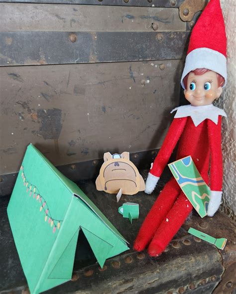 Elf On The Shelf Camping Free Printables Leap Of Faith Crafting