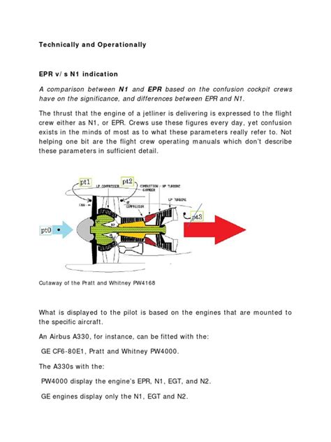 Epr Vs N1 Pdf Gas Compressor Jet Engine