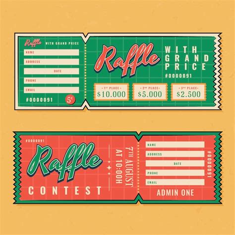 Event Ticket Template Vectors Illustrations For Free Download