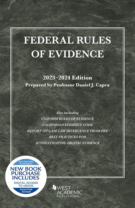 Evidence Federal Rules Of Evidence The Federal Rules Of Evidence In