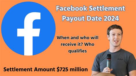 Facebook Lawsuit 2024 Payout Date Dulcia Nonnah