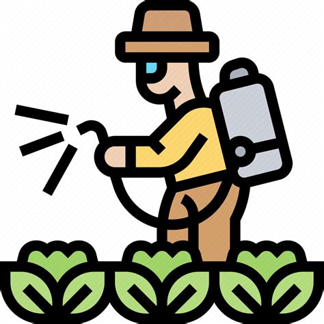 Farm Pesticide Icon Flat Icon Style Stock Vector Royalty Free