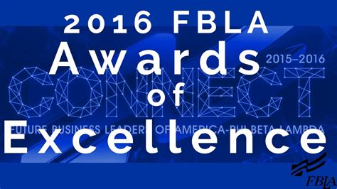 Fbla Excellence Awards