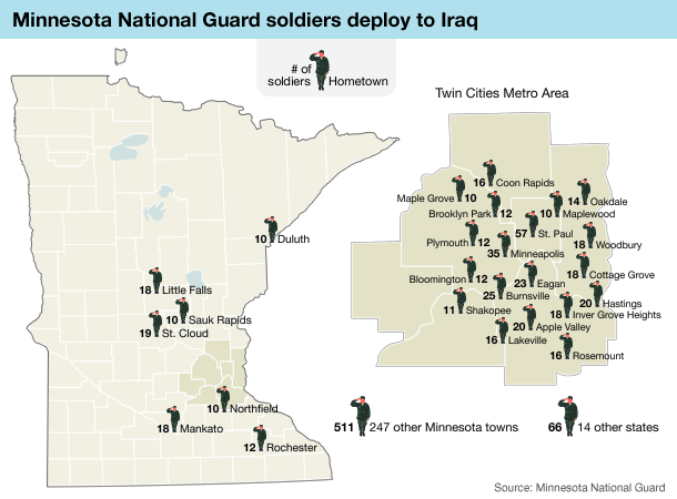 First Guard Troops Arrive In Wisconsin Minnesota Public Radio News