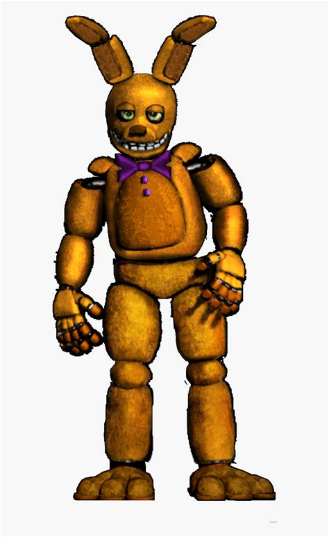 Fixed Springtrap Springbonnie V Spring Bonnie With Purple Guy Free Transparent Clipart