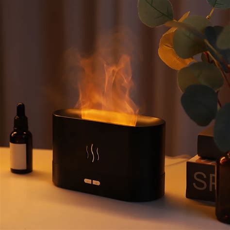 Flame Essential Oil Fragrance Diffuser Air Humidifier Aromatherapy Electric Smell For Home Fire