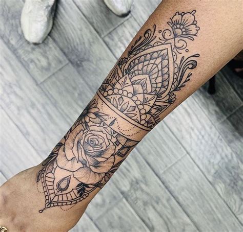 Forearm Mandala Tattoos