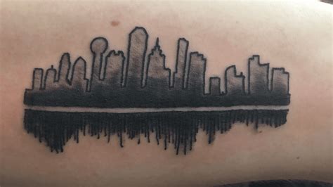 Fort Worth Skyline Tattoo