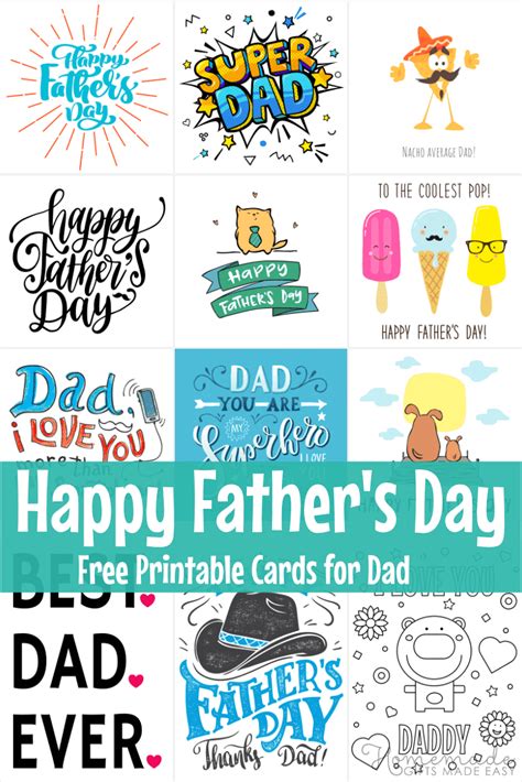 Free Download Printable Father S Day Cards By Heidig38 Wallpapersafari