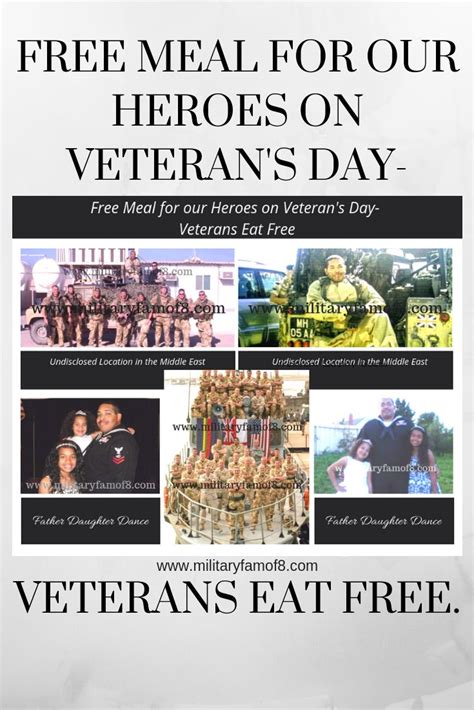 Free Meal For Our Heroes On Veteran S Day Veterans Eat Free