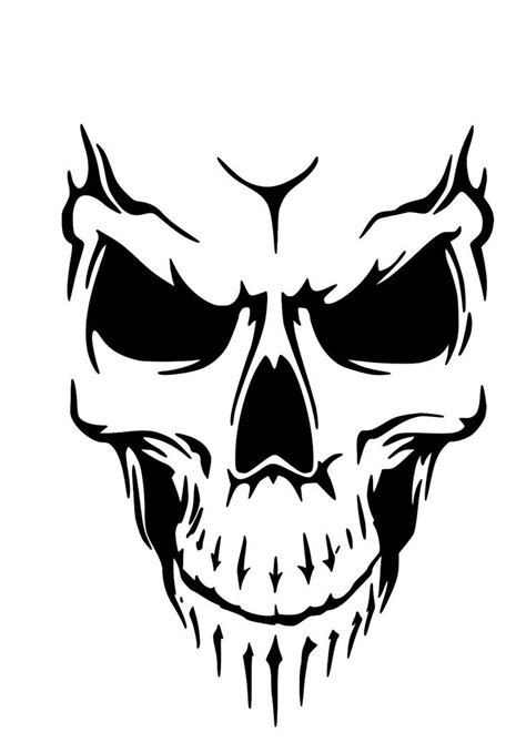 Free Skull Tattoo Stencils Download Free Skull Tattoo Stencils Png