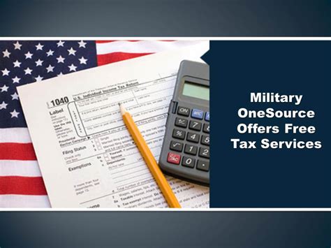 Free Tax Filing Service Through Military Onesource