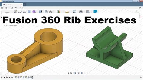 Fusion 360 Basic Modeling Tutorial For Beginners Youtube