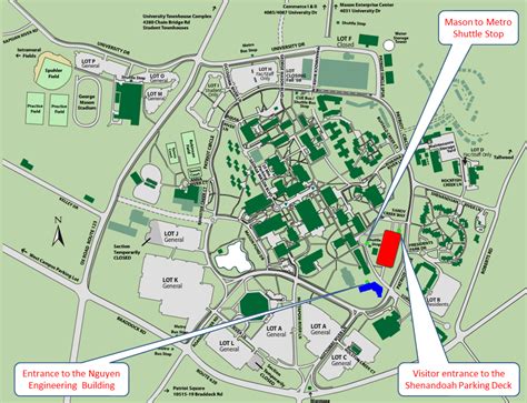 George Mason University Campus Map Maps For You