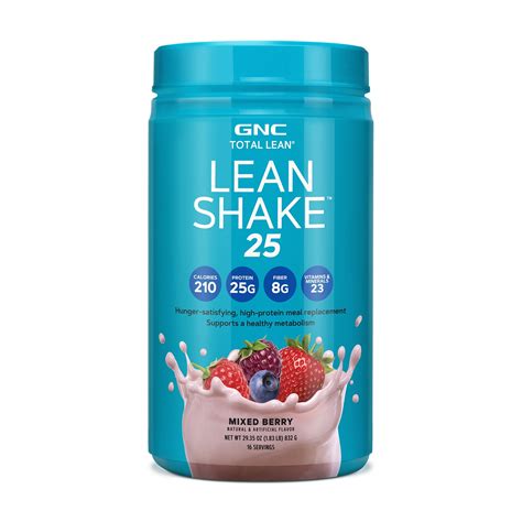 Gnc Total Lean Lean Shake 25 Protein Powder High Protein Meal