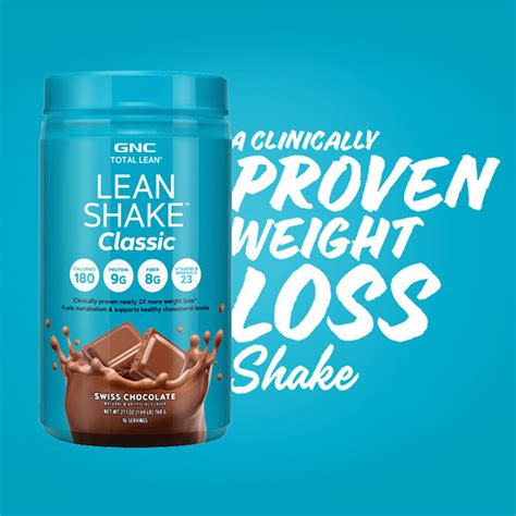 Gnc Total Lean Lean Shake Meal Replacement Classic Swiss Chocolate