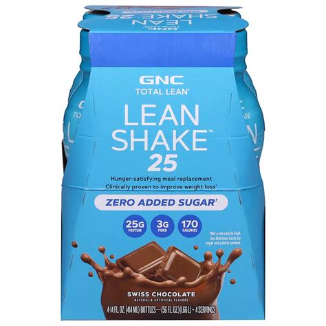 Gnc Total Lean Shakes Swiss Chocolate Shop Diet Fitness At H E B