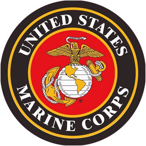 Hard Hat Emblem United States Marine Corps 2 Dia Ps Vinyl Hh153