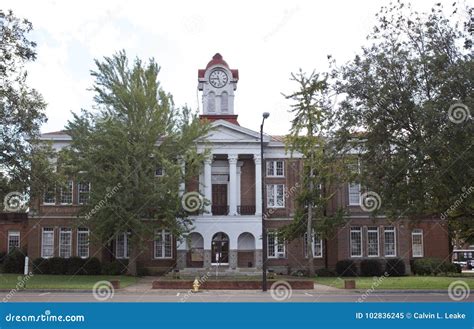 Holly Springs Courthouse Holly Springs Ms Imagem Editorial Imagem