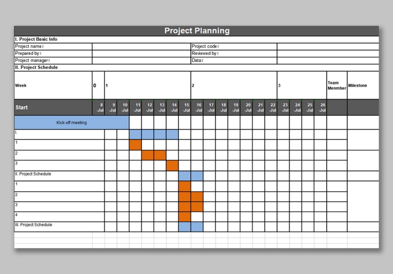 How To Build A Project Plan With An Excel Template