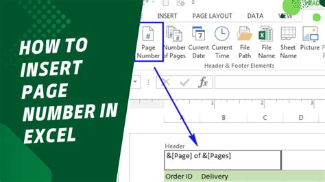 How To Insert Page Number In Excel 7 Easy Methods