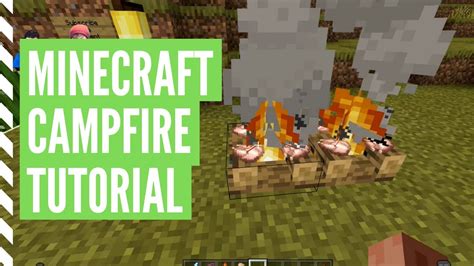 How To Make A Campfire In Minecraft Minecraft Campfire Tutorial