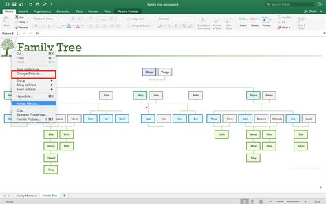 How To Make A Family Tree In Excel