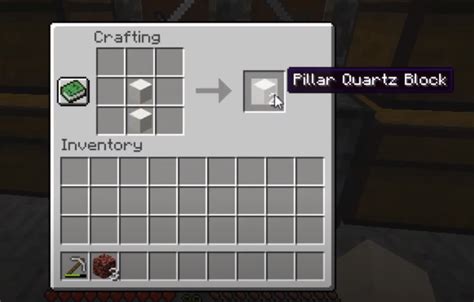 How To Make A Quartz Pillar In Minecraft