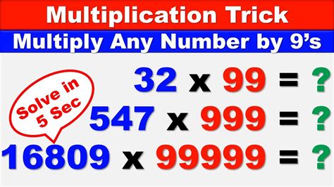 How To Quickly Multiply Any Number By 25 Math Trick Youtube