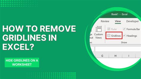 How To Remove Gridlines In Excel Hide Gridlines On A Worksheet Earn