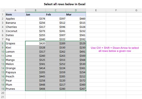 How To Select Rows Or Columns In Excel Easily And Quickly